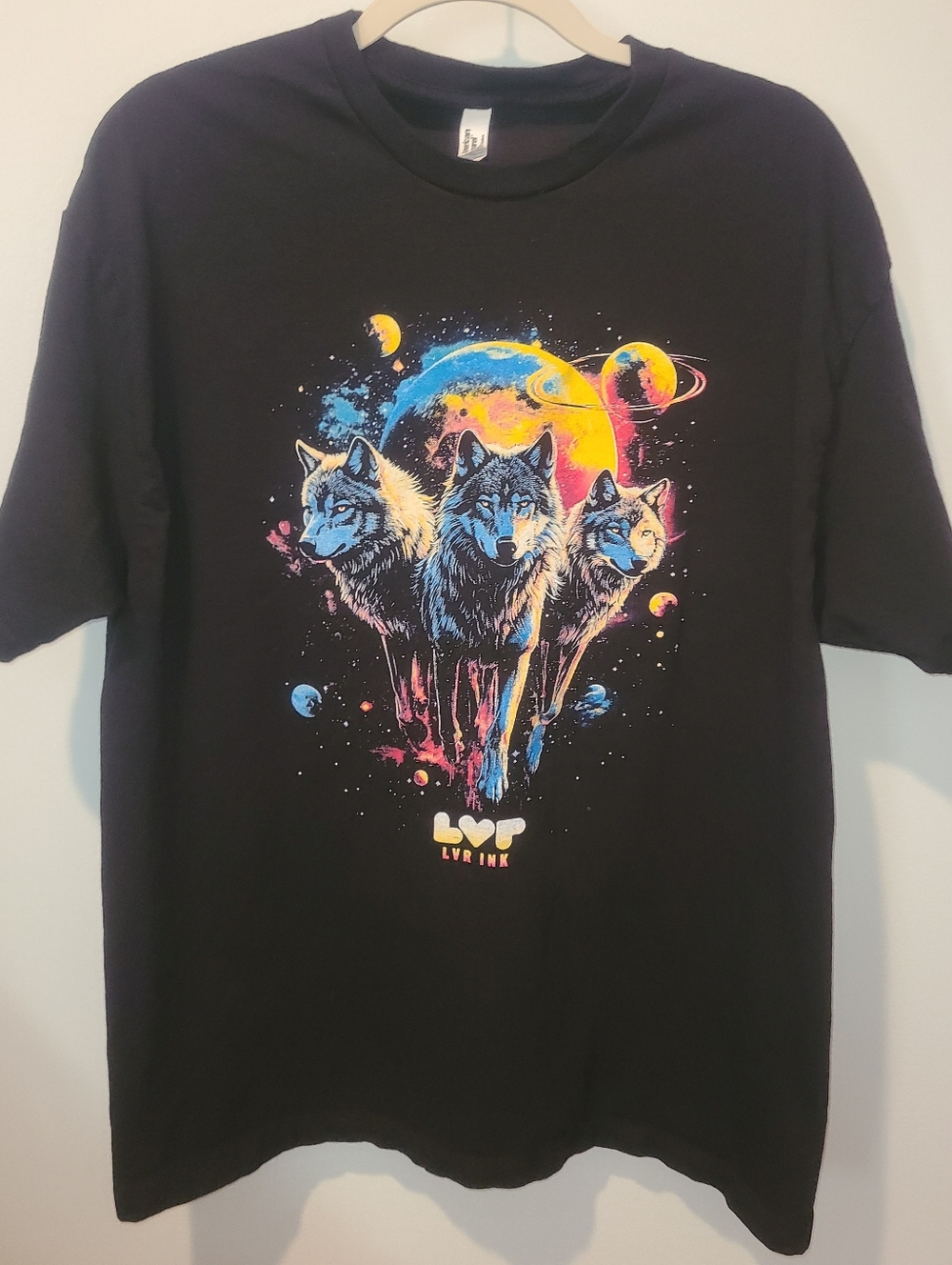 LVP Ink Color Wolf T-Shirt Black XL